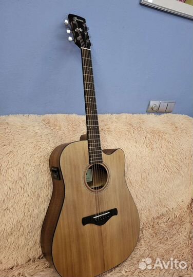 Электроакустическая гитара ibanez AW65ECE-LG