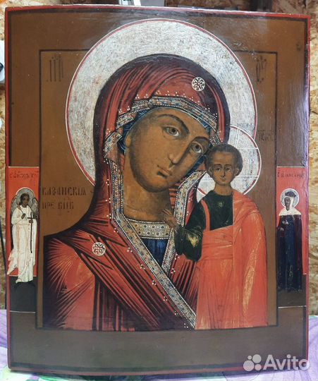 Старинные иконы. Казанская Пресв. Богородица