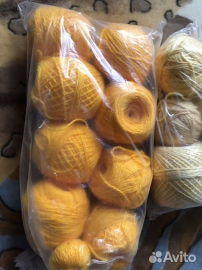 Пряжа для вязания разная