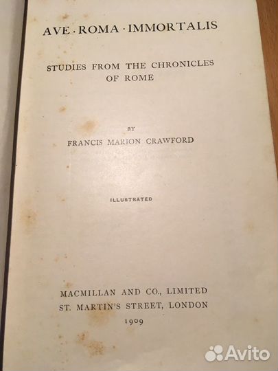 Книга на английском, 1909г с иллюстрациями