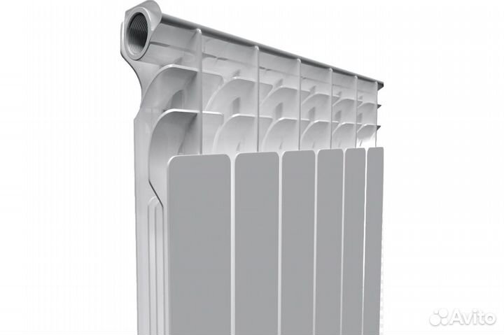 Радиатор алюминиевый aquaprom 500/80 6 секций