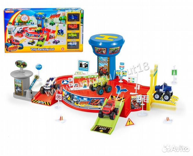 Вспыш Городская парковка и 4 машинки