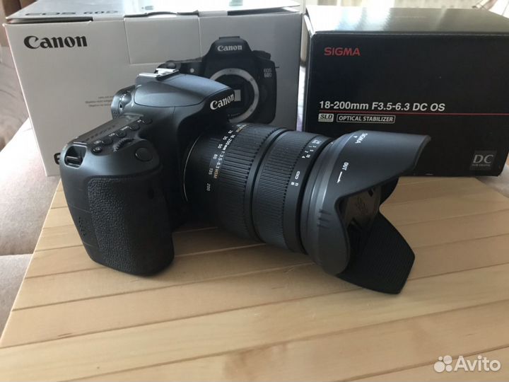 Canon 60D + Sigma 18-200 mm (пробег 12016 )
