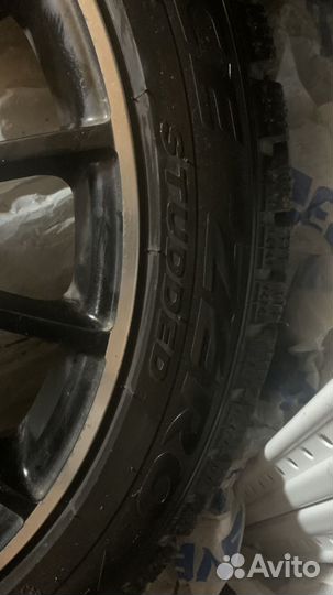 Колеса на mercedes r18 зимние шипованные cla