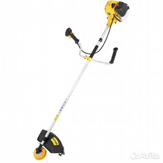 Мощный бензиновый триммер для густых кустов Huter