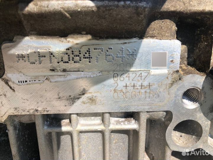 Блок двигателя с коленвалом и маслянным насосом