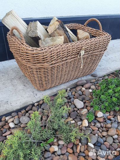 Кашпо из ротанга