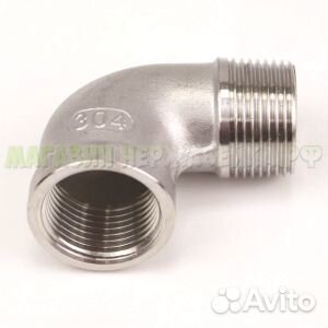 Отвод (поворот) с резьбой