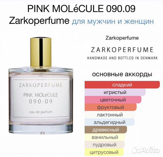 Pink molécule 090.09 Zarkoperfume