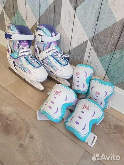 Коньки раздвижные 26-31 размер