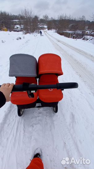 Коляска bugaboo donkey для двойни