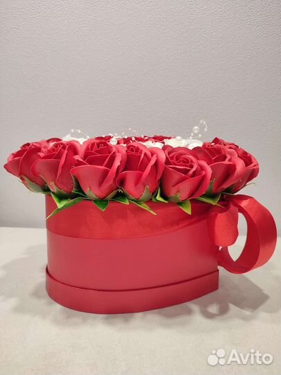 Букет из мыльных роз