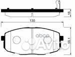 Колодки тормозные перед hyundai creta 15/I30 0