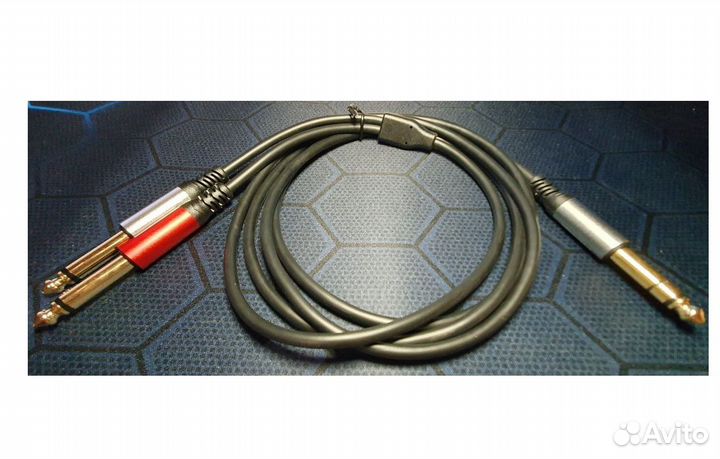 Кабель Jack 6.3 (шт)–2/Jack 6.3 (шт) Deluxe 1.8 м