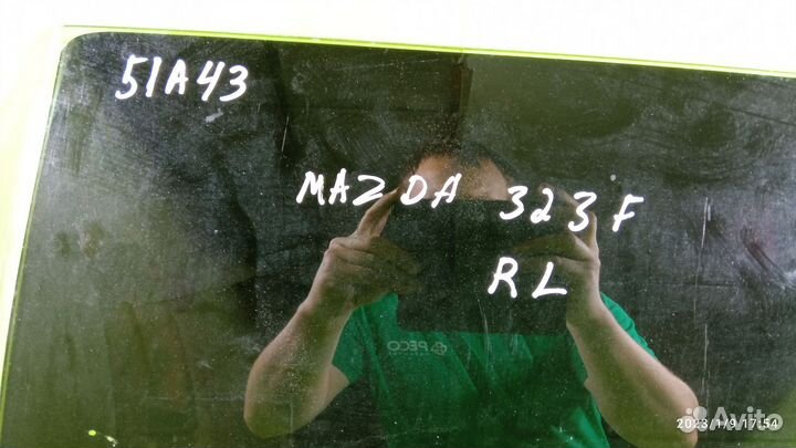 Стекло заднее левое для Mazda 323 BA 1994 - 1998