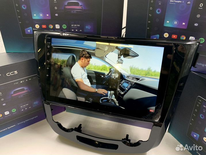 Магнитола на андройде Teyes 6/128 для Nissan