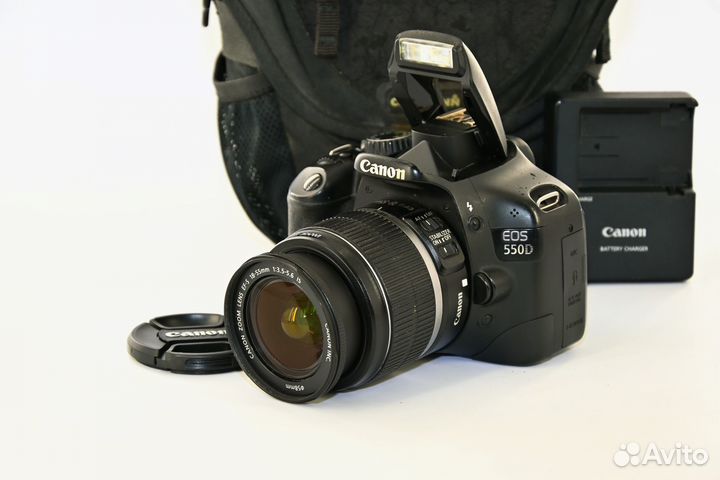 Canon EOS 550D/T2i 18.0MP зеркалка Kit 18-55