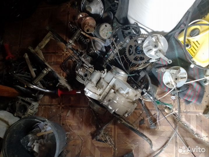 Запчасти на мопед альфа вираго гусь