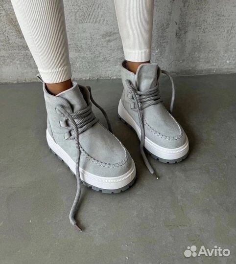 Угги дутики на платформе зимние