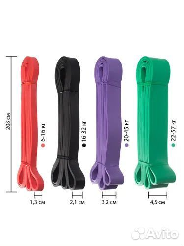 Лямки резинки жгуты эспандеры для тренировок