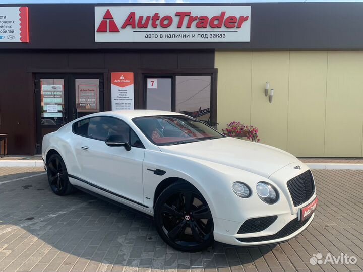 Bentley Continental GT 4.0 AT, 2017, 43 504 км