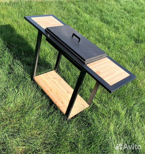 Мангал+крышка+2 столика