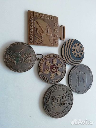 Настольные медали СССР