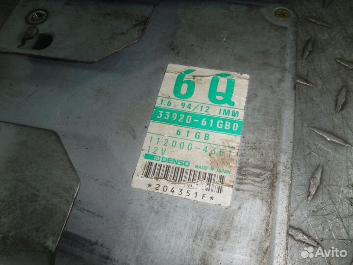 Блок управления двигателем Suzuki Baleno