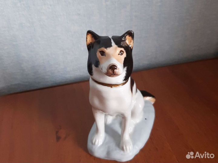 Фарфоровая статуэтка Собака Папанина 1936
