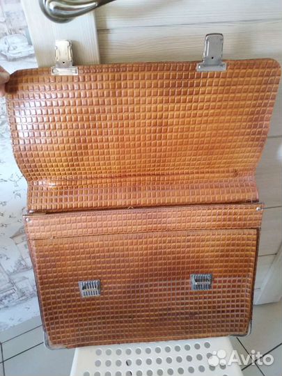 Портфель Ретро, кожаный