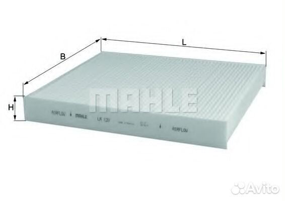 Knechtmahle LA 120 Фильтр салона VAG A1ibizafabiar