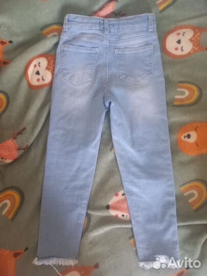 Джинсы для девочки, р.110/116