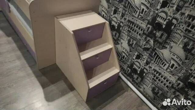 Кровать двухъярусная с выкатным спальным местом