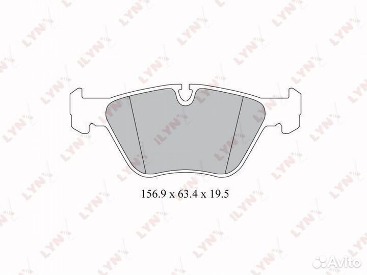 Колодки тормозные перед BMW E39