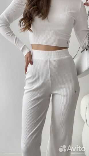 Костюм лапша, белый р.44 новый с бирками