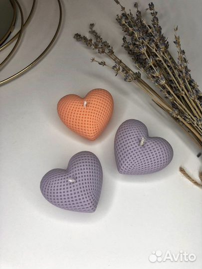 Свеча «Сердце» Интерьерная свеча