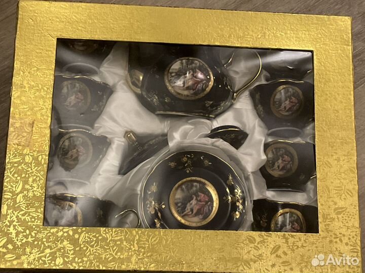 Шикарные чайный сервиз Madonna Кобальт