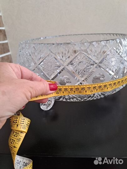Хрустальная конфетница СССР