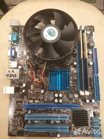 Материнская плата с процессором