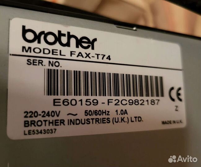 Факс Brother -T 74