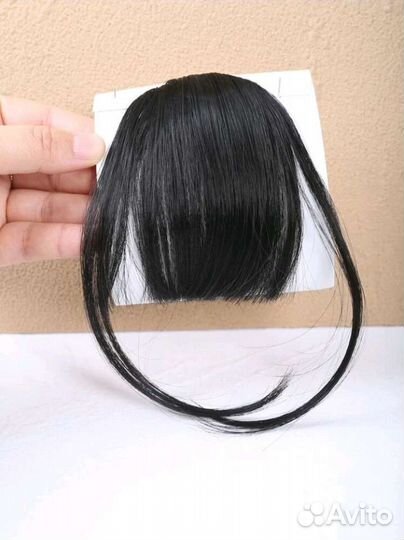 Накладная чёлка, несколько разных