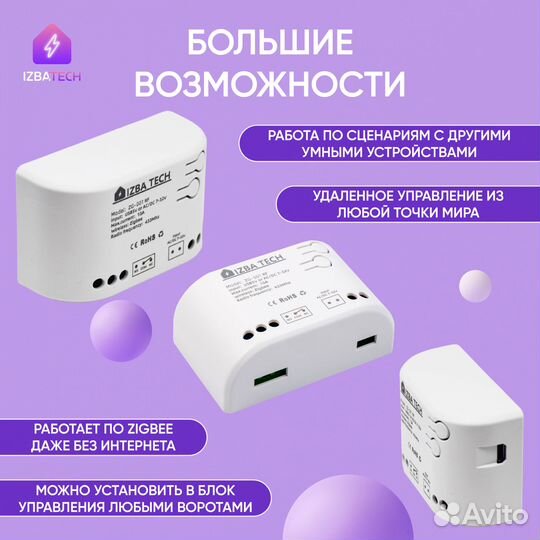 Умное реле Zigbee + радио для Алисы