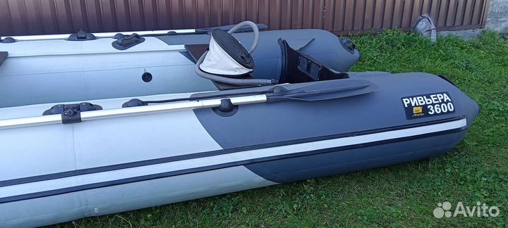 Лодка 4-5 местная пвх,Ривьера 3600 ск