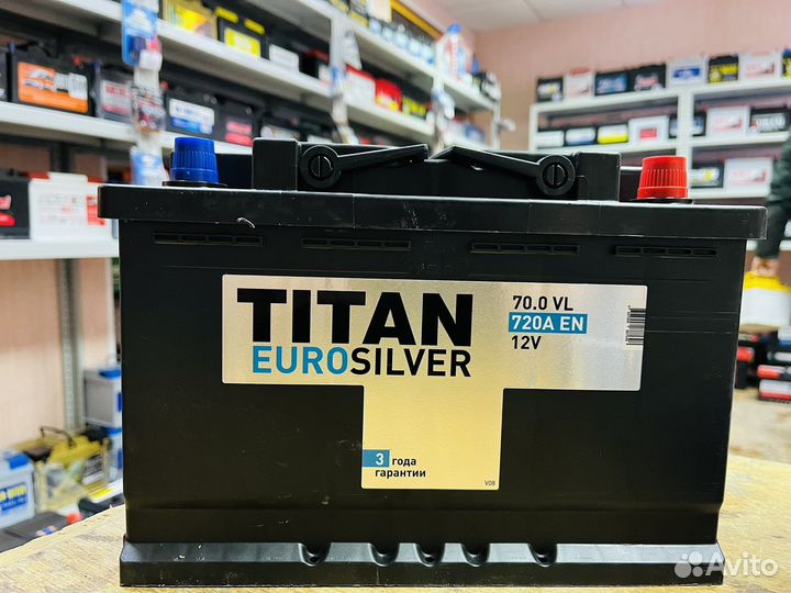 Акб Titan 70 720a Рено Ниссан Оригинал