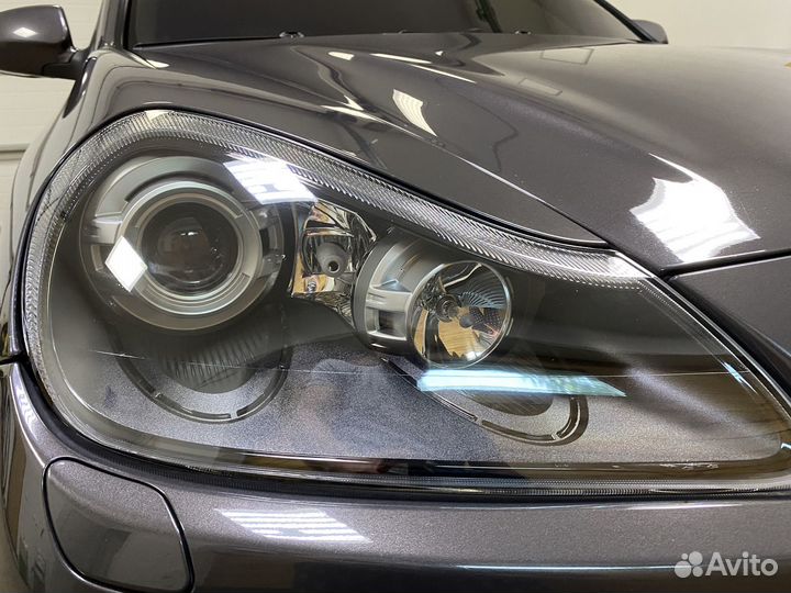 Фары Porsche Cayenne 957 black/gts