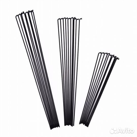 Спица с ниппелем 257мм (черн)