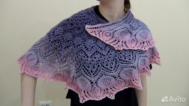 Бактусы, шали ручной вязки