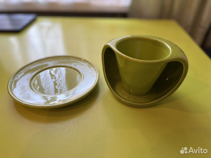 Кружка с блюдцем