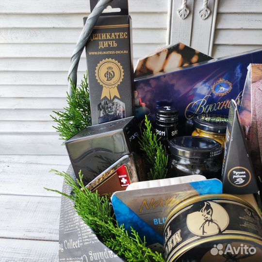 Подарочные корзины для мужчин