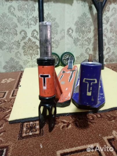 Запчасти от трюкового самоката